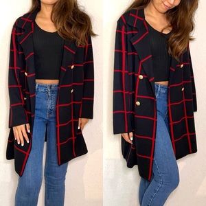 Anne Klein midnight fire red sweater women’s large